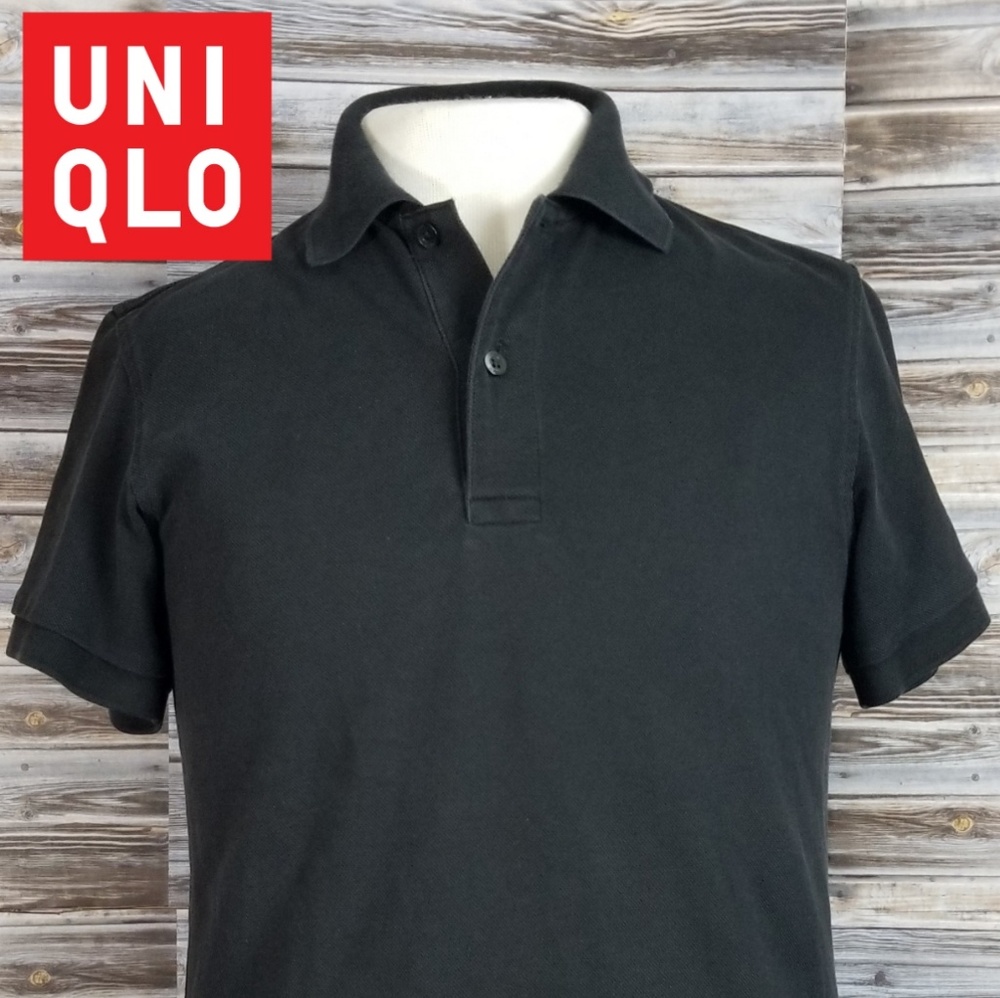 Uniqlo Polo Black SS Men's X Small G20